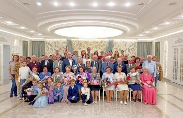 21 сентября  во Дворце бракосочетания г.о. Тольятти  проведено торжественное мероприятие по чествованию юбиляров супружеской жизни